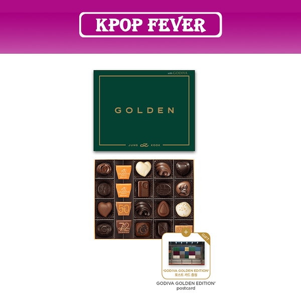 BTS JUNGKOOK [GODIVA GOLDEN EDITION] GOLD COLLECTION 20ea