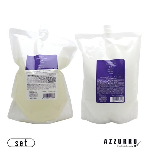 MIAN ミアン（フォード） ディープエレメント SV シルキーベルベット シャンプー 2000ml トリートメント 2000g 詰め替え 合計2点セット【宅急便対応】