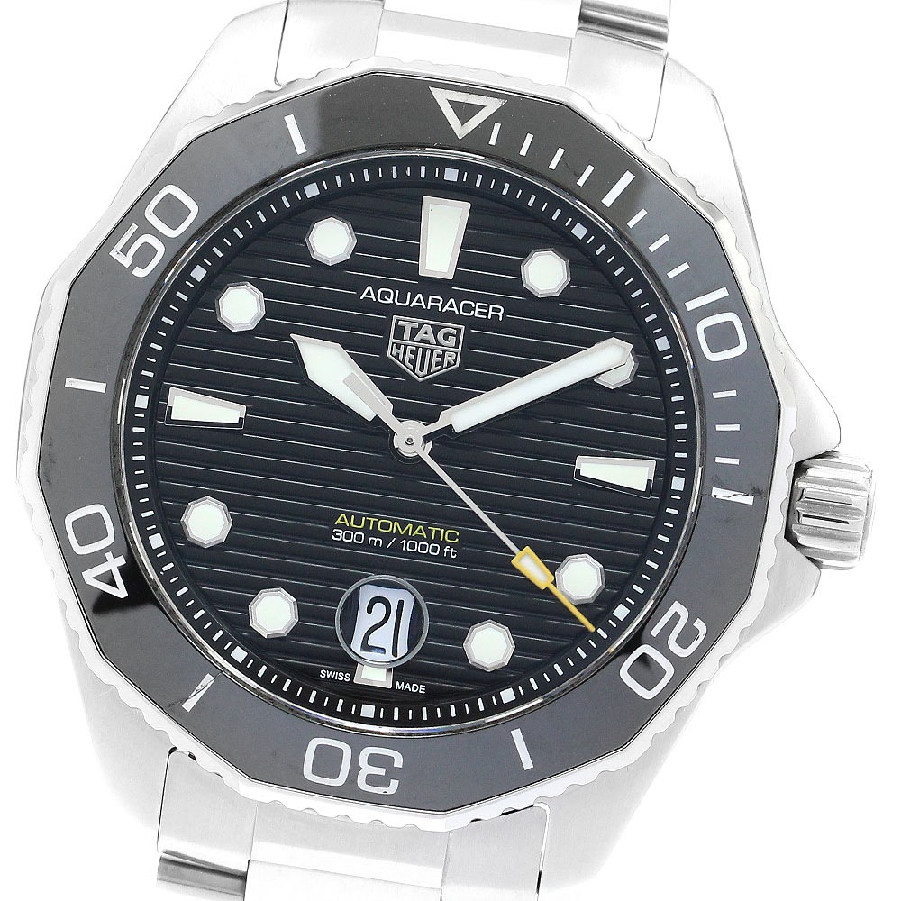 訳あり タグホイヤー TAG HEUER WBP201A.BA0632 アクアレーサー プロフェッショナル300 デイト 自動巻き メンズ 箱・保証書付き_896478【中古】