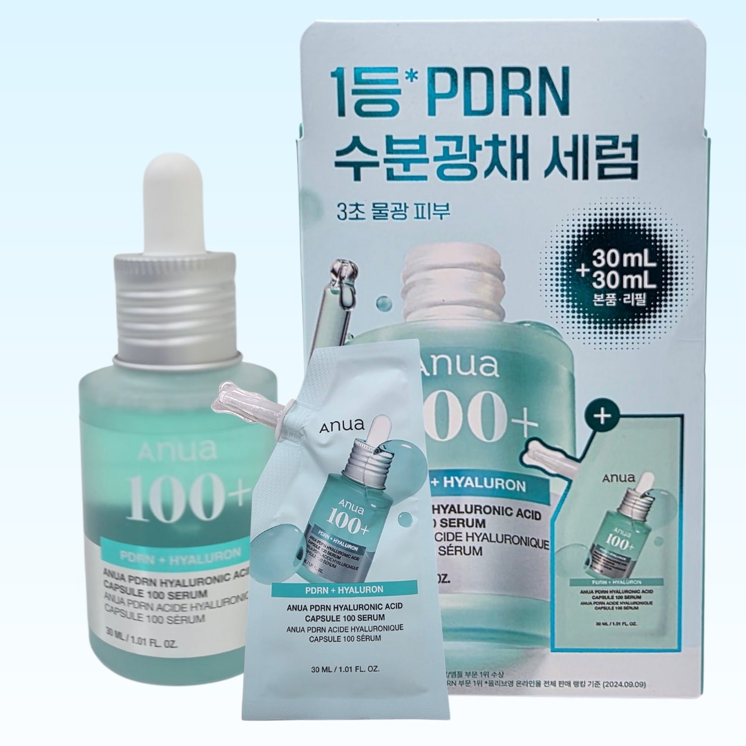PDRN ヒアルロン酸カプセル 100 サーモン涙セラム アンプル 30ml + 30ml リフィル