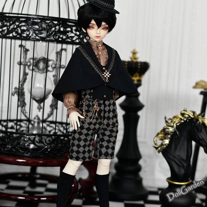 BJD ドール服 1/4ドール衣装セット 7点 『Watson』 MSD/MDD/kumako/charmdoll/オーダーサイズ球体関節人形用衣装