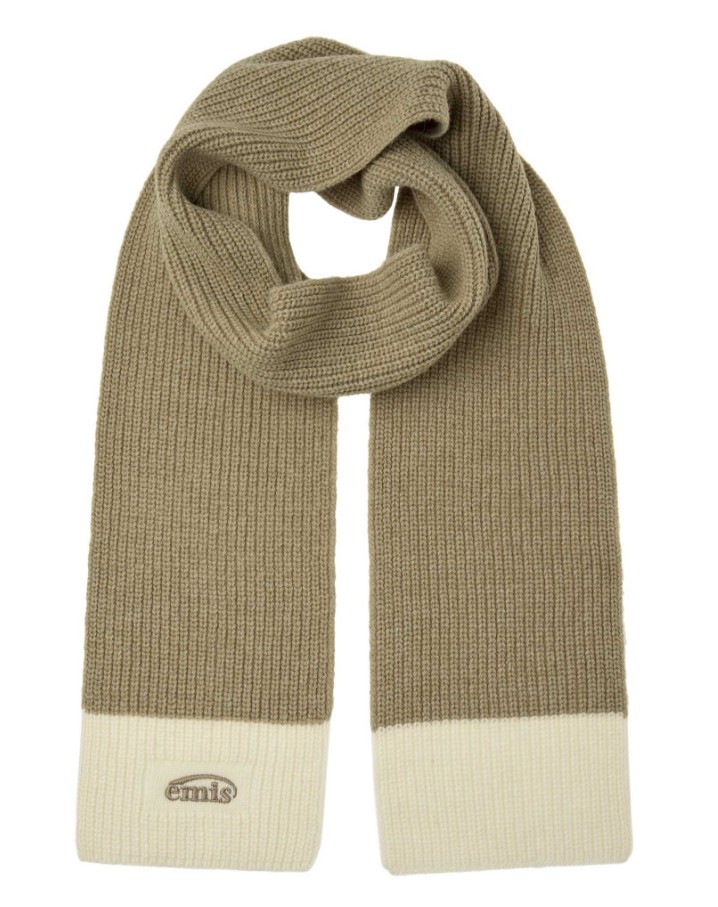 ウールニットマフラー ベージュ / マフラー / ショール