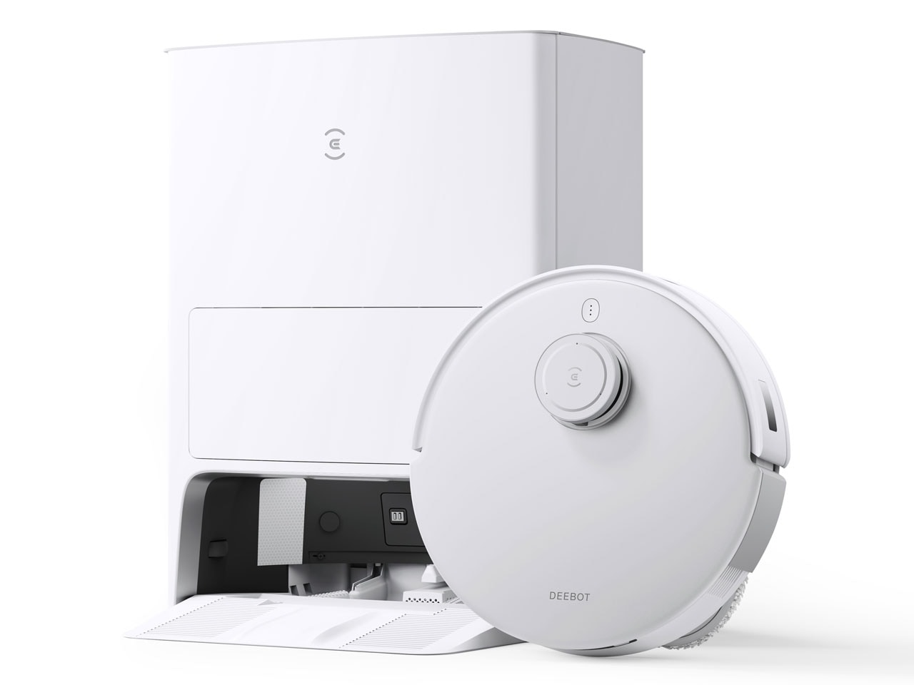 ECOVACS　エコバックス　ロボット掃除機　DEEBOT T20 OMNI DLX23 [ホワイト×シルバー] /【送料区分Lサイズ】