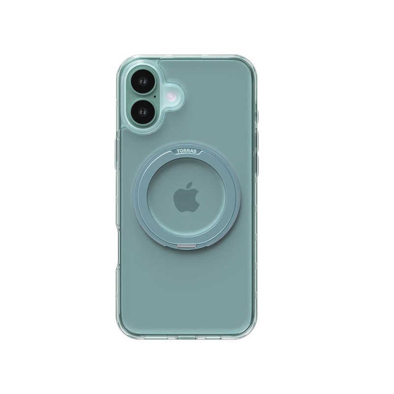 Torras - Ostand Pro-Clear case for iPhone 16(6.1インチ) ［ Light Green ］ Light Green ライトグリーン　X00FX1780