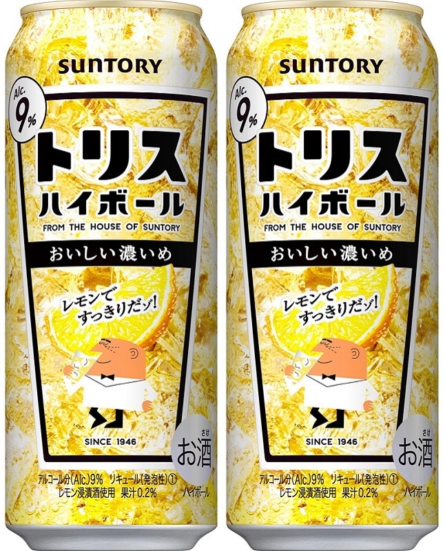 まとめ買い ハイボール おいしい濃いめ 500ml缶 2ケース単位 48本入り　サントリー