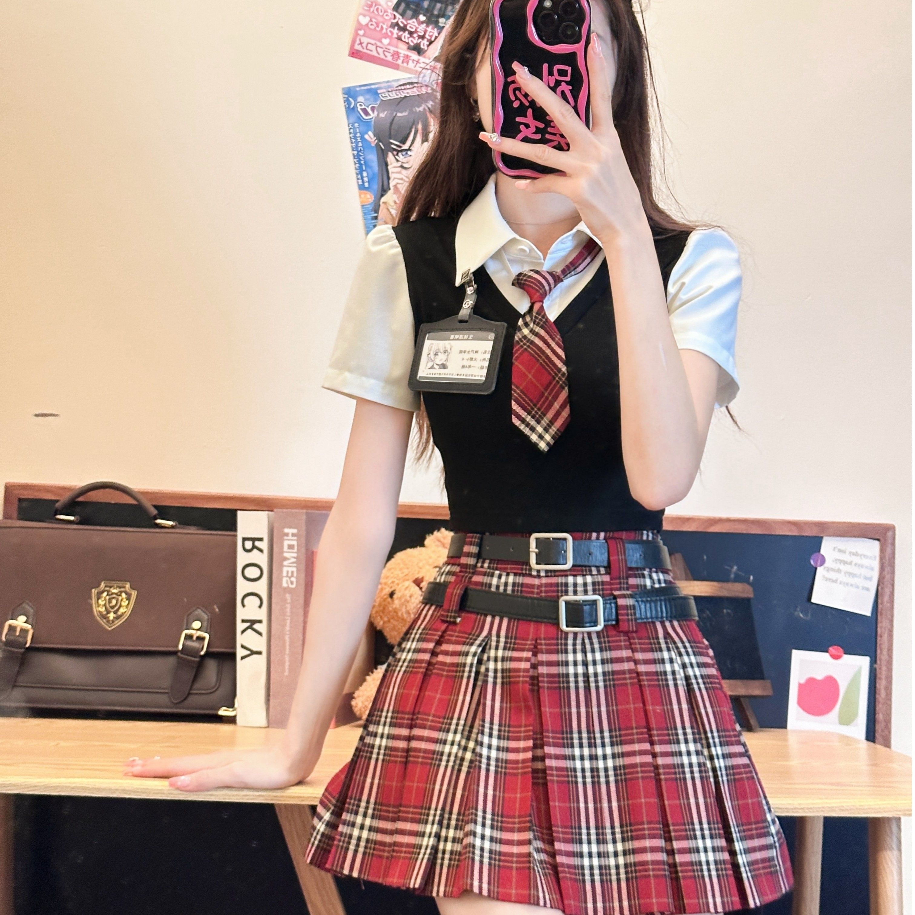 Qoo10] アメリカ式甘いギャル学院風スーツ女性夏j : レディース服
