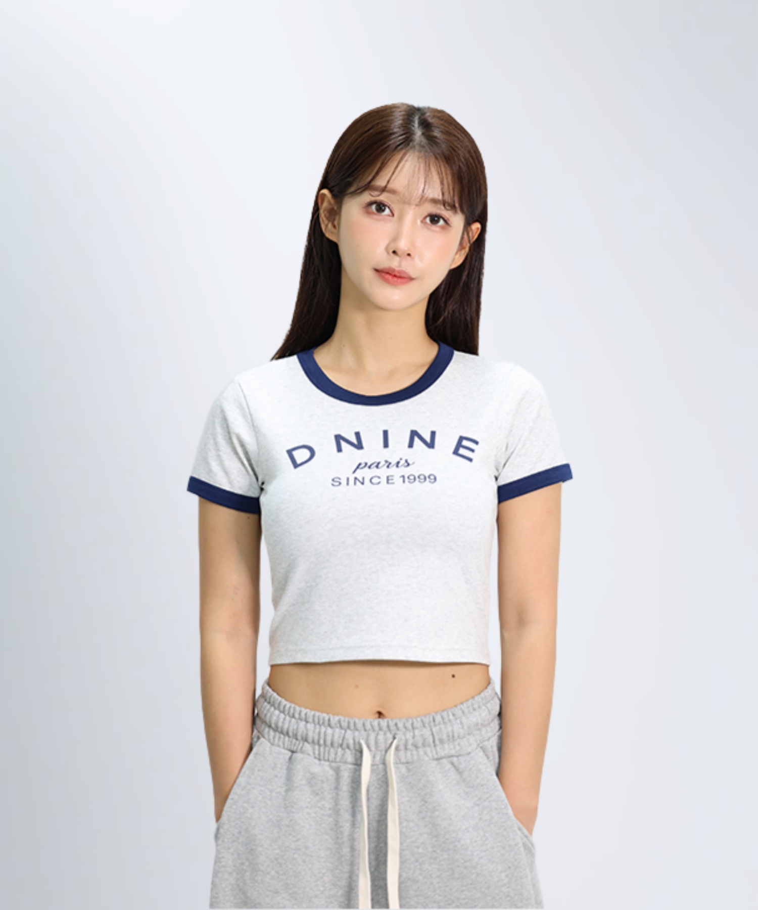 ウィメンズスリムフィットリンガーショートスリーブ