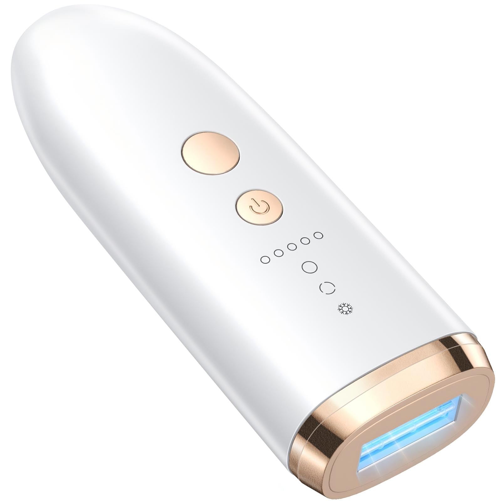 YUNDOO 脱毛器 サロン級冷感無痛 【2025革新的連射冷却アイス 痛感ゼロ IPL光脱毛】VIO対応 美肌モード レディース メンズ 光脱毛器 99万回照射 5段階調節 高出力 デュアルアイス冷