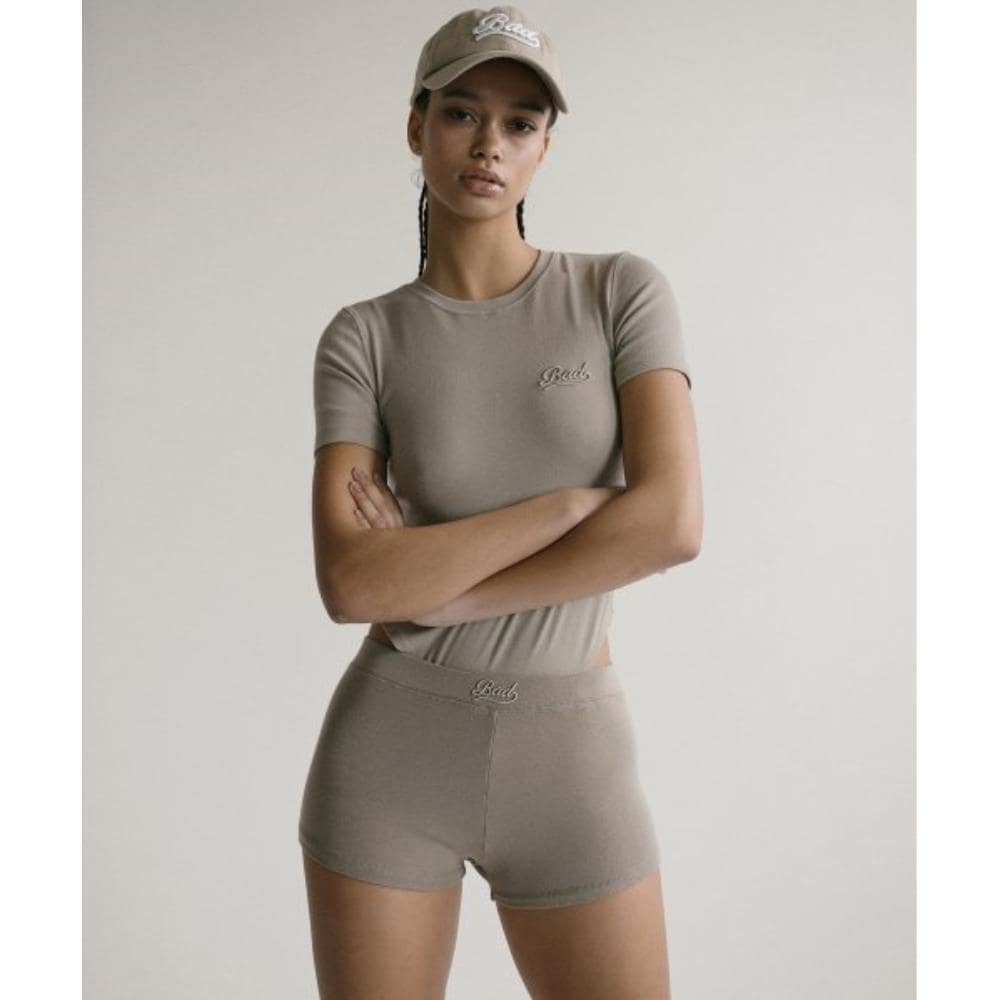 BADBLOOD Beyond Soft Boy Shorts Tobacco w-srt24-002