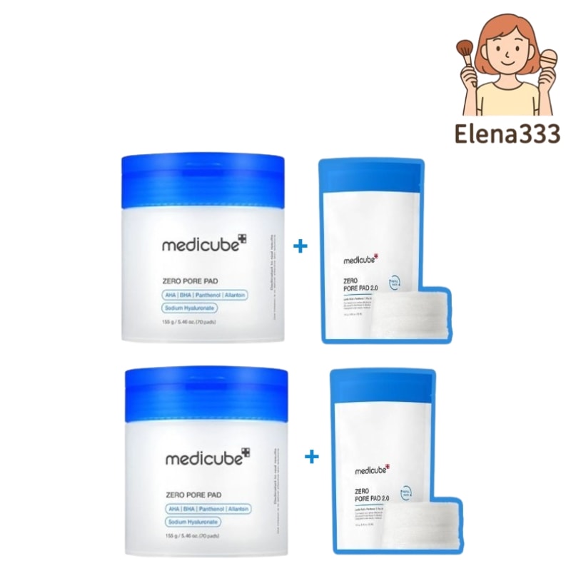 [ふき取りパッド] ゼロ毛穴パッド2.0 140枚70枚+詰め替え70枚*2/ トナーパッド/ 拭き取りパッド/ ふき取り化粧水/ スキンケア/ 韓国スキンケア/ 韓国化粧水/ トナー/ スキン