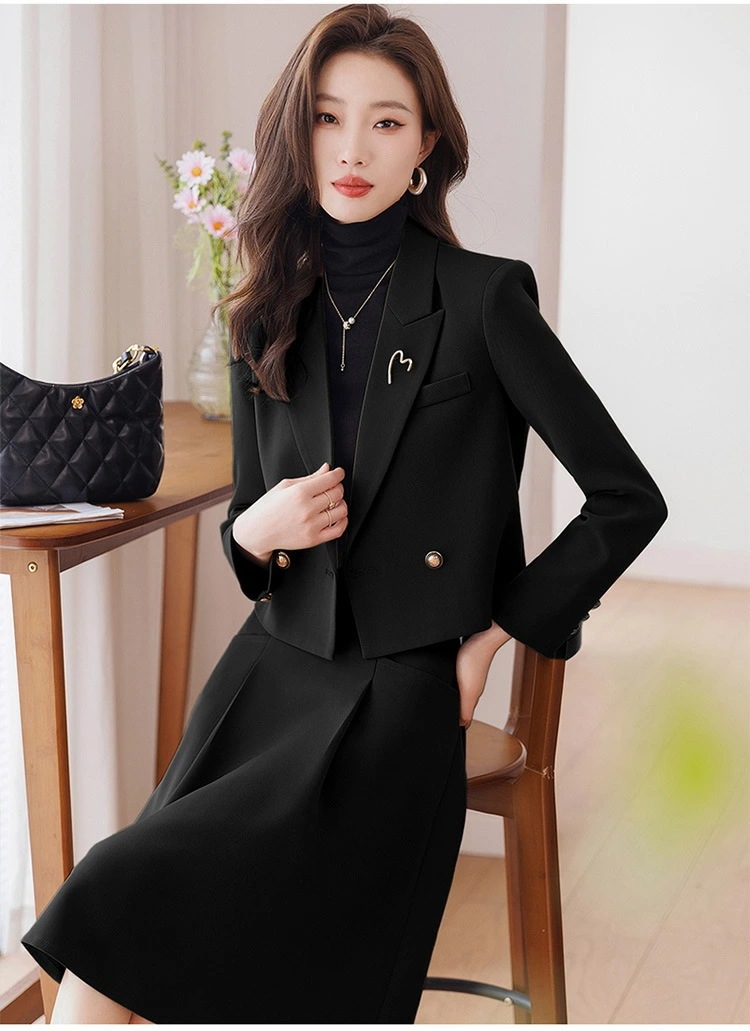 ショート ジャケット レディース 長袖 秋 新作 カジュアル おしゃれ 7717