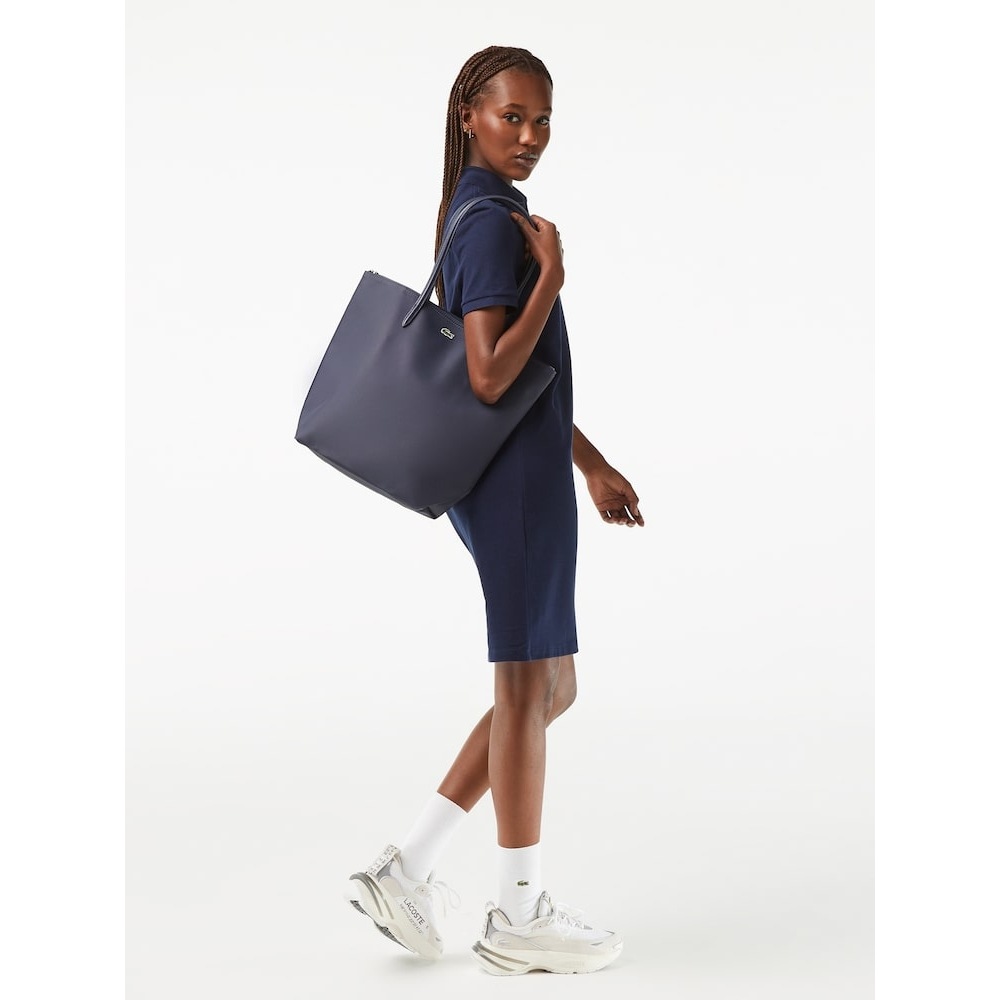 LACOSTE レディース L1212 コンセプト縦型ミディアムショッパーバッグ NF1890P54G 141 Q2NNF1890P54G141