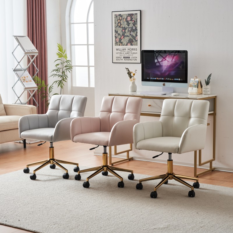 デスクチェア チェア 椅子 おしゃれ 疲れにくい 在宅ワーク オフィス オトナかわいい シンプル 回転 昇降 肘あり 背もたれあり モダン 北欧 シンプル