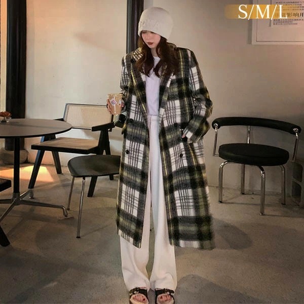 チェスターコート チェック柄 レディース ロングコート コクーンコート フードなし 中綿コート 超ロング アウター 秋 冬 冬服 定番 オーバーサイズ カジュアル あったか 暖かい きれいめ 大人可愛