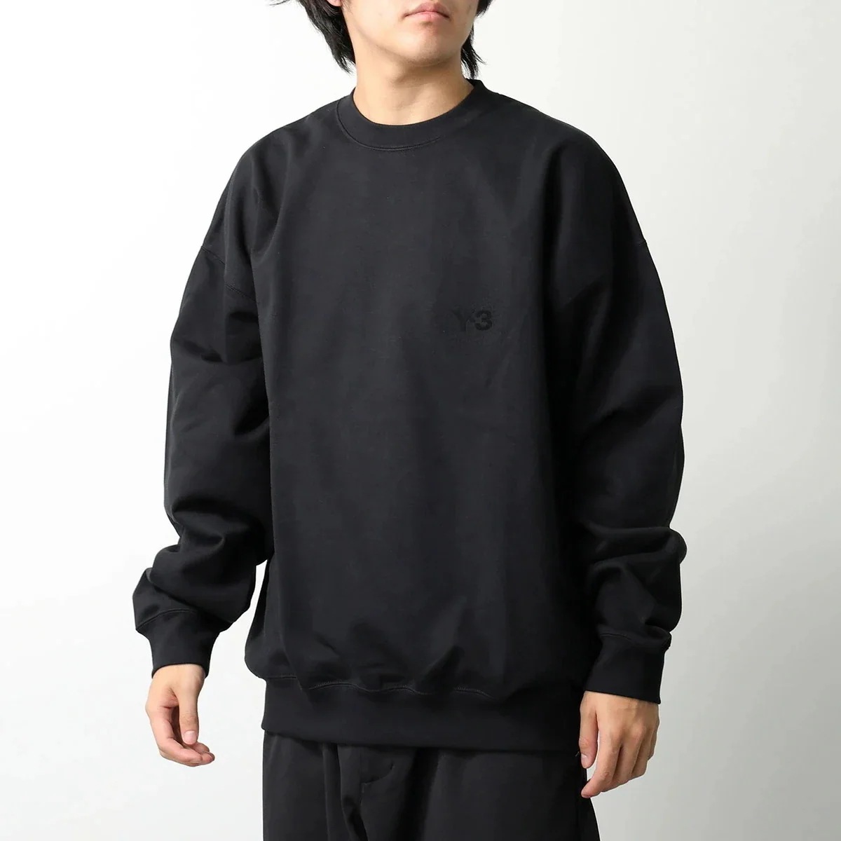 Y-3 ワイスリー トレーナー FL CREW SWEAT IW0075 メンズ スウェット クルーネック ロゴ BLACK 【ts_mega】