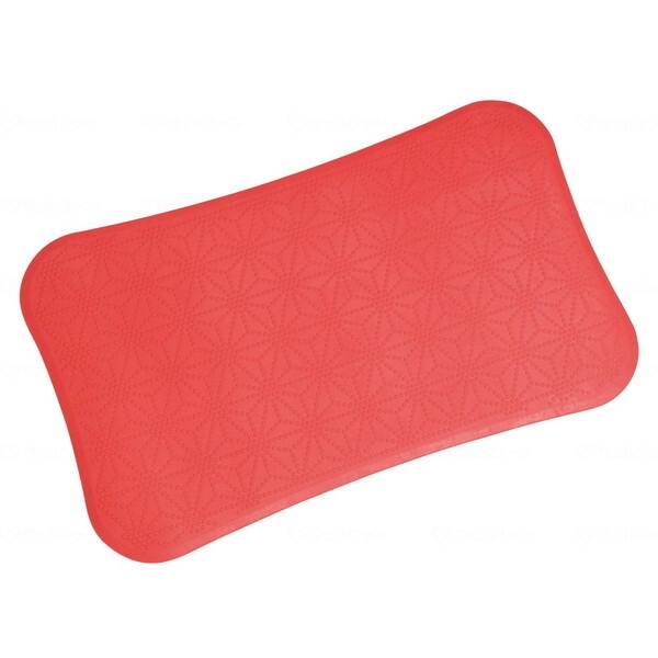 ケアメディックス すべり止めマットV レッド メーカー直送