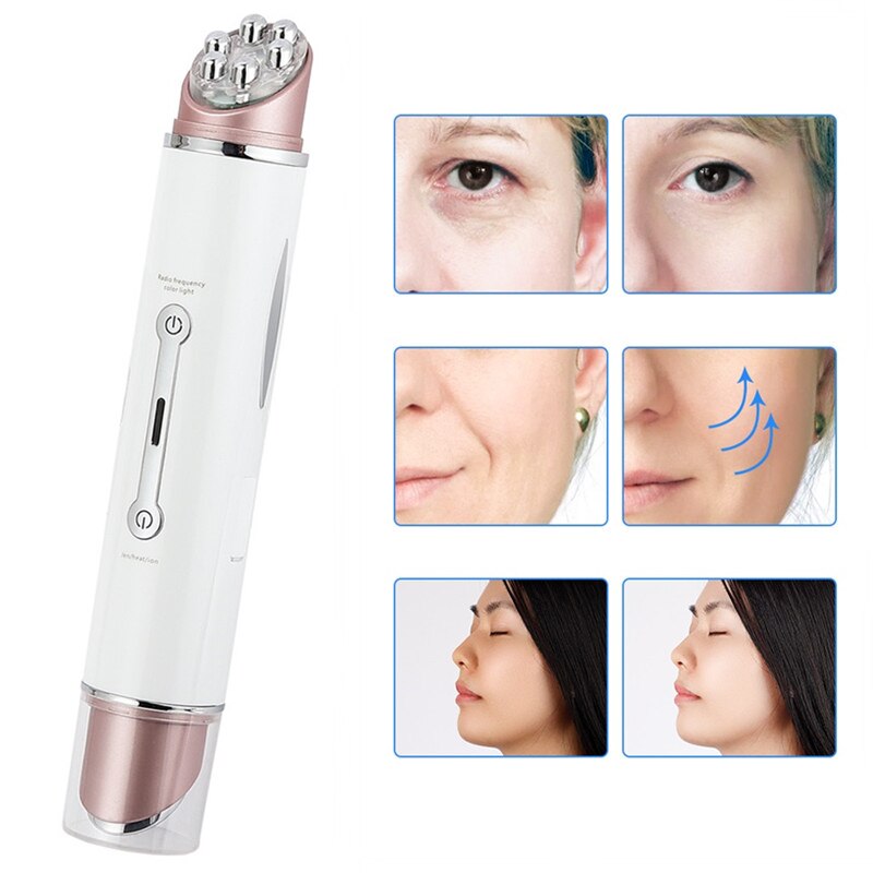 小顔ローラー 美顔器 たるみ解消 多機能美顔器 リフトアップ RF無線周波数 肌の若返り デバイス しわ除去 肌の引き締め