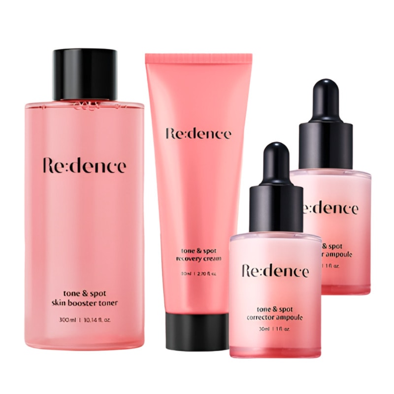 トーン＆スポットライン3種セット+アンプル30ml追加,シミケア（トナー300ml+アンプル30ml+アンプル30ml+クリーム80ml）