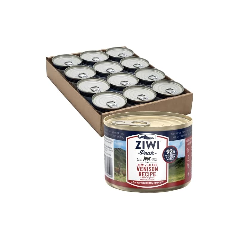 ジウィピーク (ZIWI Peak) 缶詰 ベニソン (猫用) 185g12缶