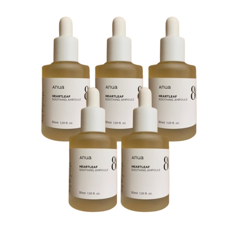 [1+1+1+1+1]ドクダミ80 水分鎮静 アンプル セラム 30ml x5