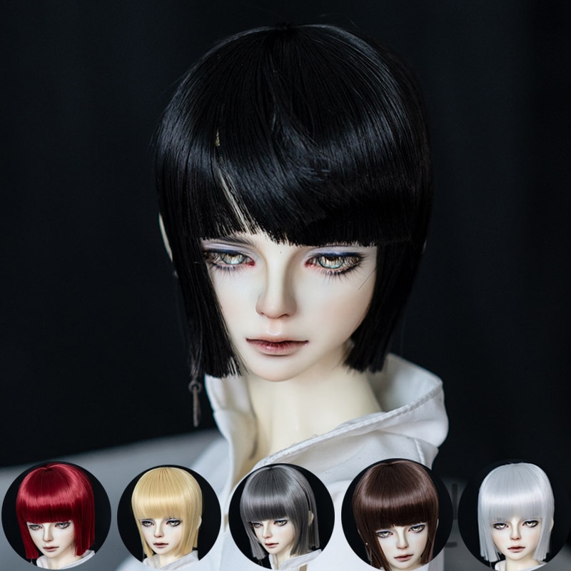BJDドールウィッグ カット 8色 アレンジ 和風ストレート 小顔SD/SDサイズ人形用ウィッグ 8inch/9inch 5,212円