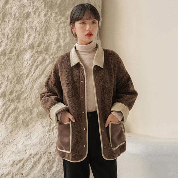 入荷 秋冬 レディース ファーコート 毛皮コート ボアジャケット　ボアコート　レディースコート フェイクファー アウター ジャケット　暖かい 　通勤