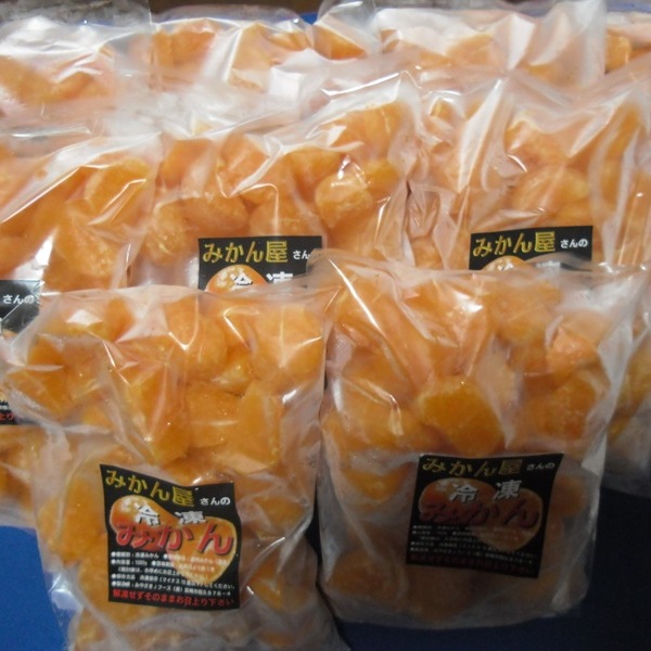 訳あり　冷凍みかん　宮崎県産　温州みかん　ご自宅用　ご家庭用 １０kg（１kg×１０袋）