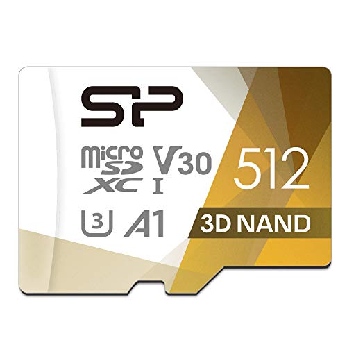 シリコンパワー SP Silicon PowermicroSD カード 512GB【Nintendo Switch 動作確認済】 4K対応 class10 UHS-1 U3 最大読込100MB/s 3
