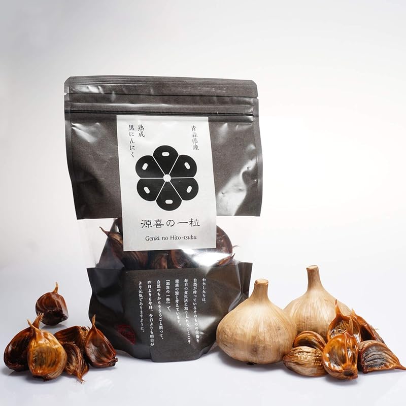 源喜の一粒 熟成黒にんにく 大容量 12ヶ月分 青森産 ブランド種 福地ホワイト六片