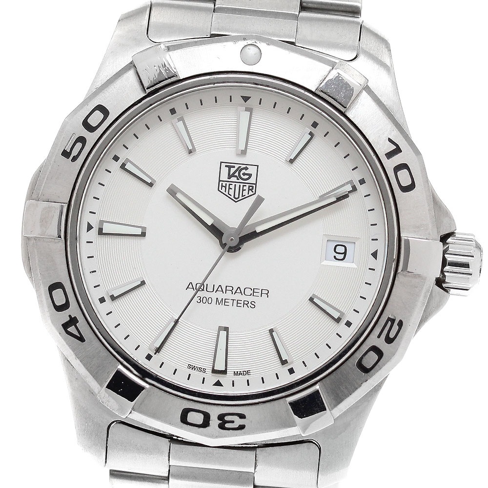 タグホイヤー TAG HEUER WAP1111 アクアレーサー デイト クォーツ メンズ _914540【中古】