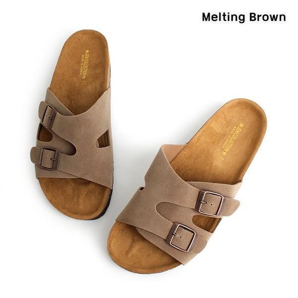 男女兼用 デイリーバックル スリッパ 3color