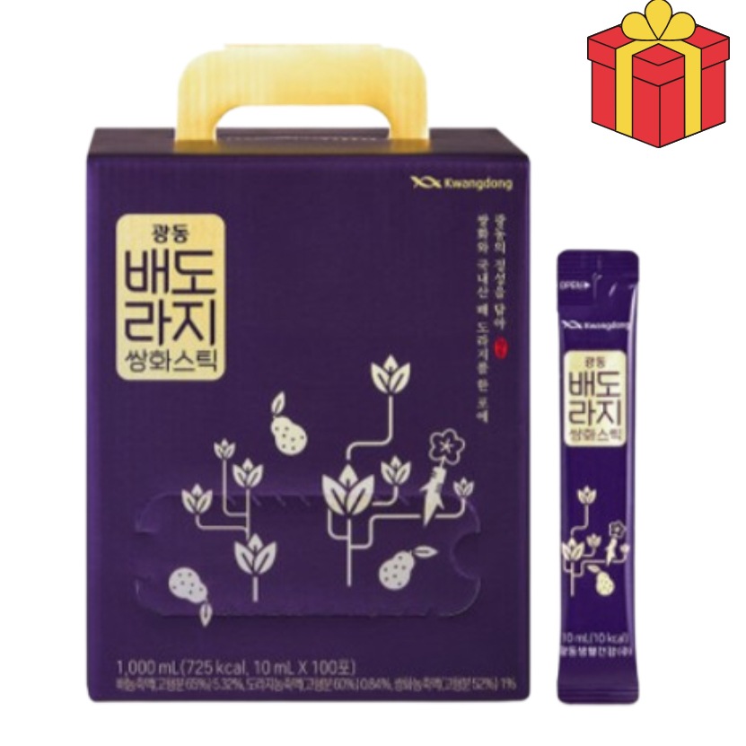 [大容量 企画商品] ベキキョウ 双花 スティック 汁 清 10ml * 100p 韓国製 携帯用 免疫力 健康 気管支