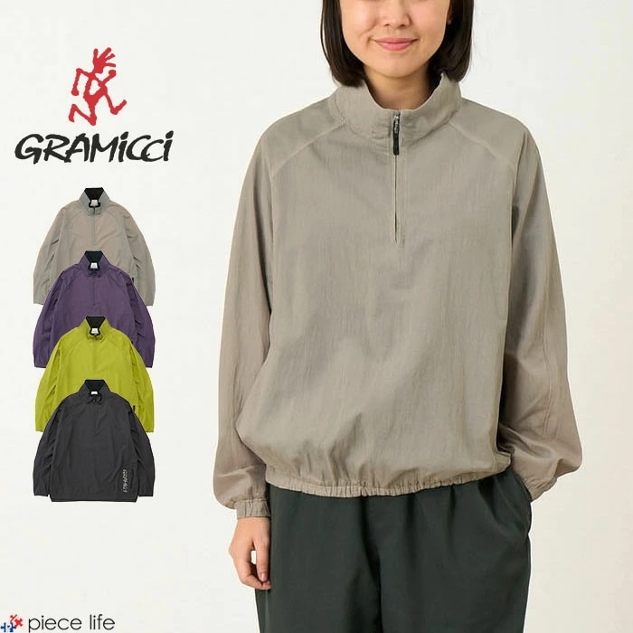 【2026春夏新作】 ジャケット メンズ レディース 軽アウター ハーフジップ 軽量 撥水 薄い パッカブル ウィンドブレーカー マウンテンパーカー アウトドア G6SM-J024