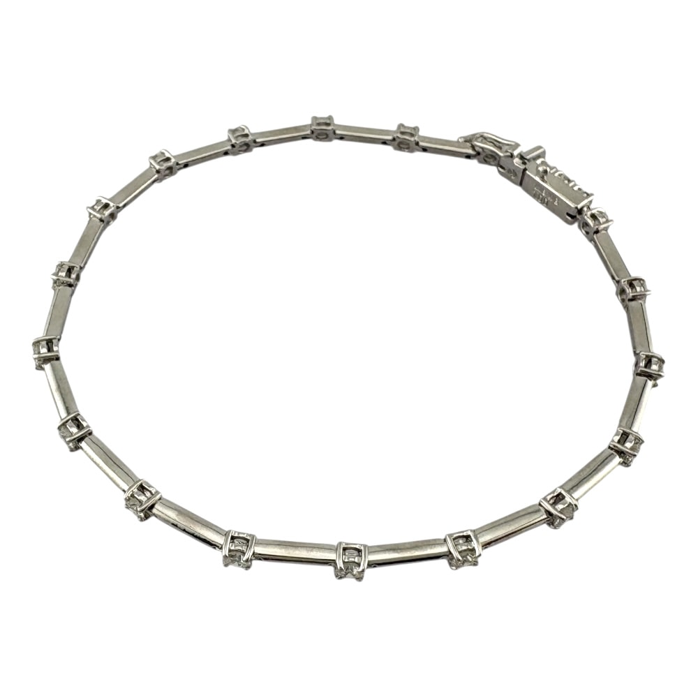 タサキ ブレスレット 18金 K18ホワイトゴールド ダイヤモンド TASAKI 中古 美品