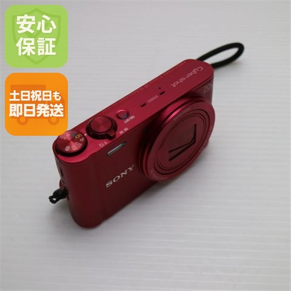 美品 DSC-WX300 Cyber-shot レッド デジカメ SONY 81