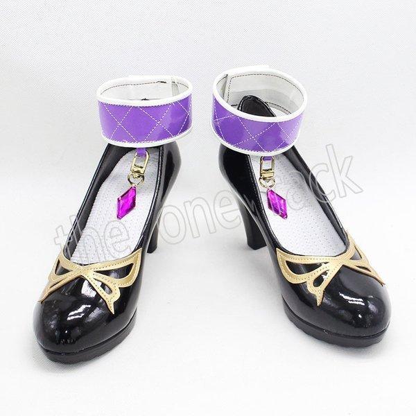 新品限定原神 げんしん 西風騎士団 リサ・ミンツ Lisa Minci コスプレ 靴 道具小物 ブーツ 仮装 変装 コスチューム