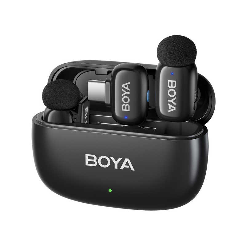 BOYA　Wireless mic mini2 ボーヤミニ2 Type-C対応 無指向性 スマホ/タブレット用 ブラック　BOYAMINI2-02