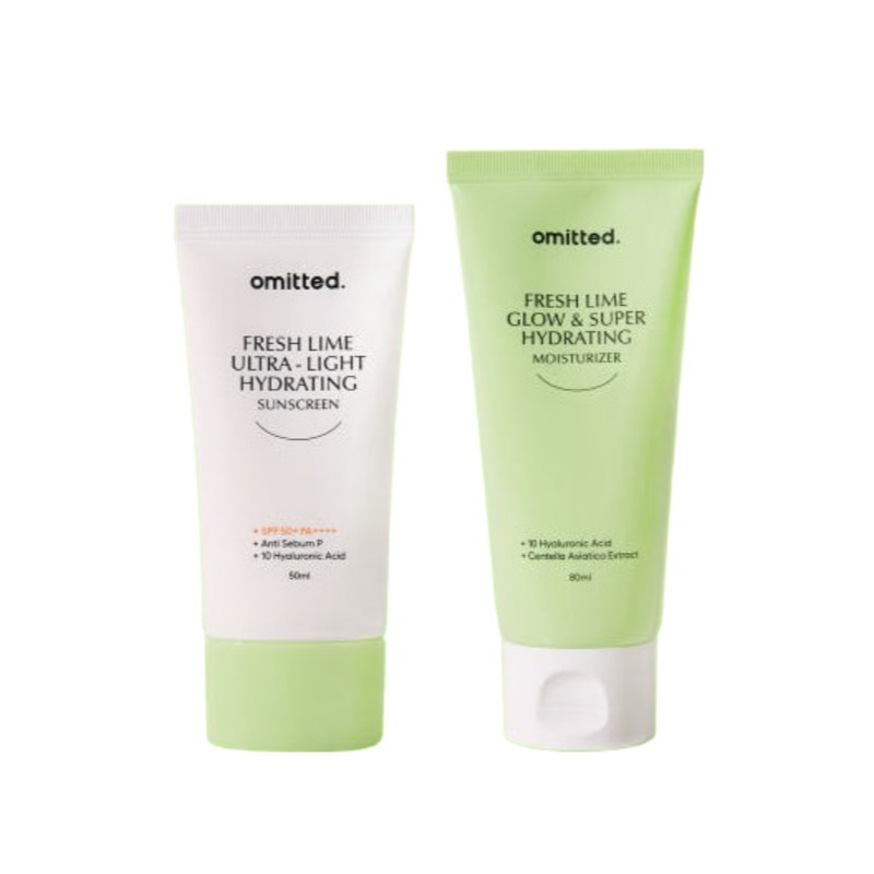オミティド フレッシュライム 結光水分鎮静クリーム 80ml + オミティド フレッシュライム 結光水分サンスクリーン 50ml