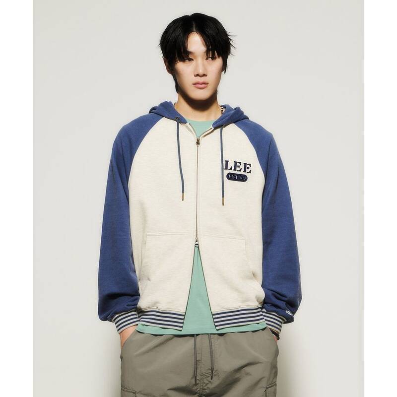 リー LEE ヴィンテージ ラグラン フード付きジップアップ ネイビー LE2601HZ04NA 391787