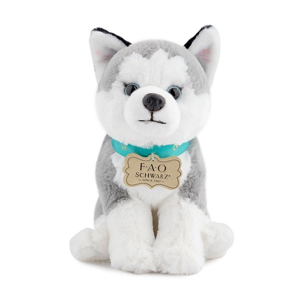 FAOシュワルツ-縫製-プラネットラブハスキー人形25cm