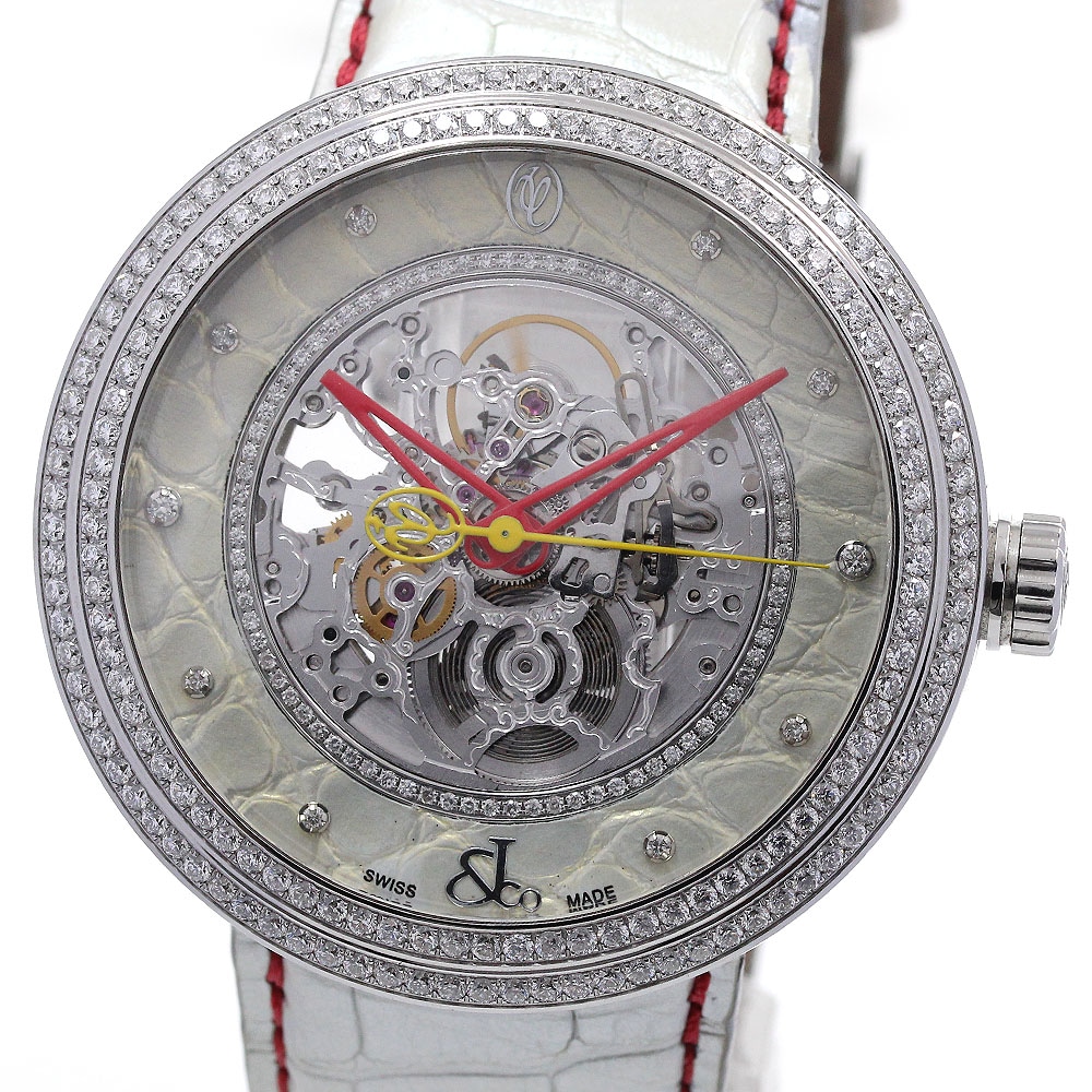 ジェイコブ JACOB&CO WH285G ヴァレンティン ユダシュキン コラボ ダイヤベゼル 10P 自動巻き メンズ _860218【中古】