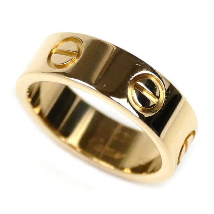 CARTIER カルティエ K18YG イエローゴールド ラブリング リング・指輪 B4084649 8.5号 49 6.5g レディース 中古