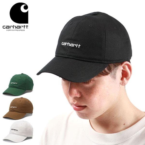 日本正規品 CANVAS SCRIPT CAP 帽子 6パネル コットン ロゴ ワンポイント サイズ調整 刺繍 シンプル ユニセックス I028876