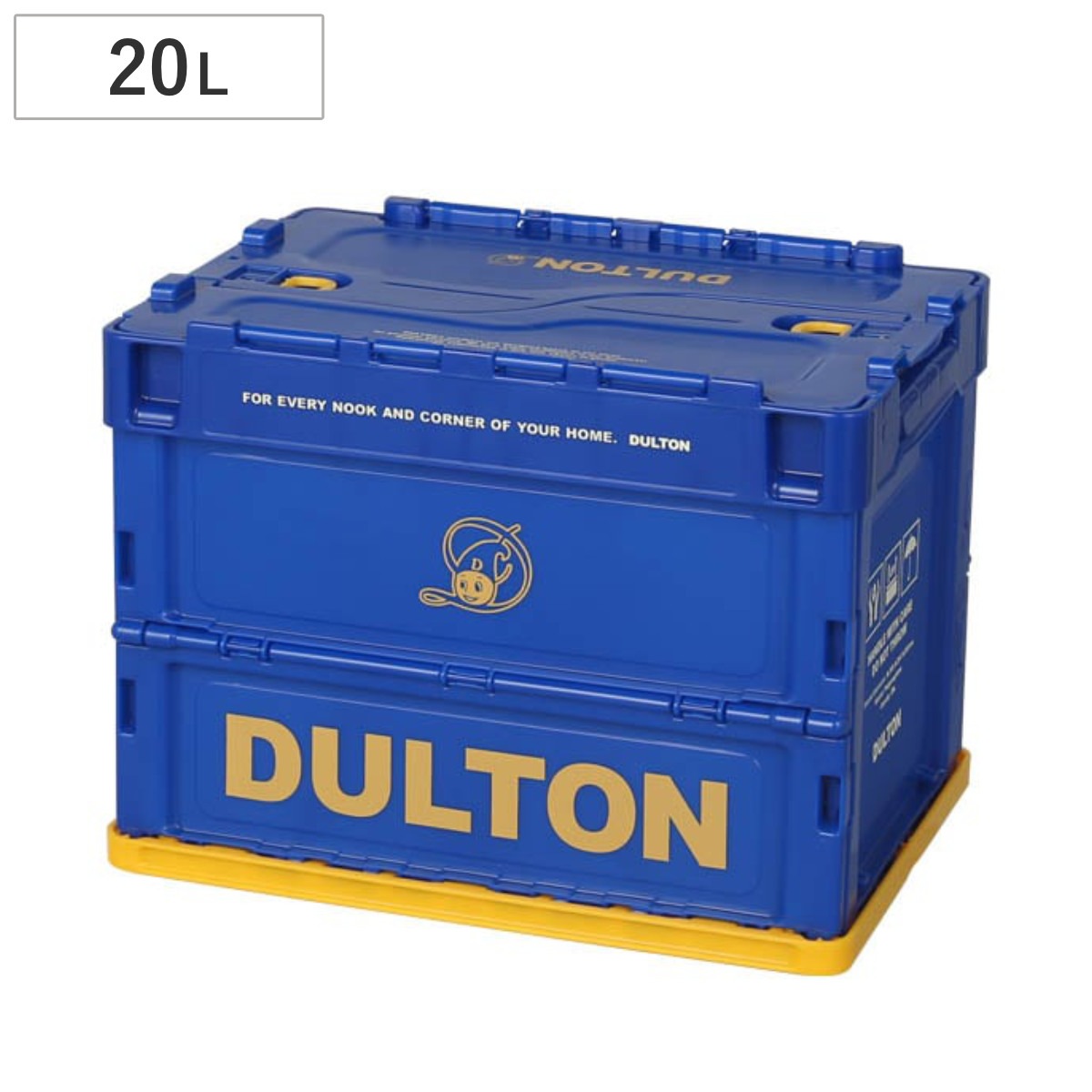 DULTON 収納ボックス フォールディングコンテナ 20L ダルトン 幅36.6x奥行26.4x高さ28.3cm コンテナ 収納 折りたたみ 収納ケース 小物収納 簡易ロック おしゃれ 頑丈
