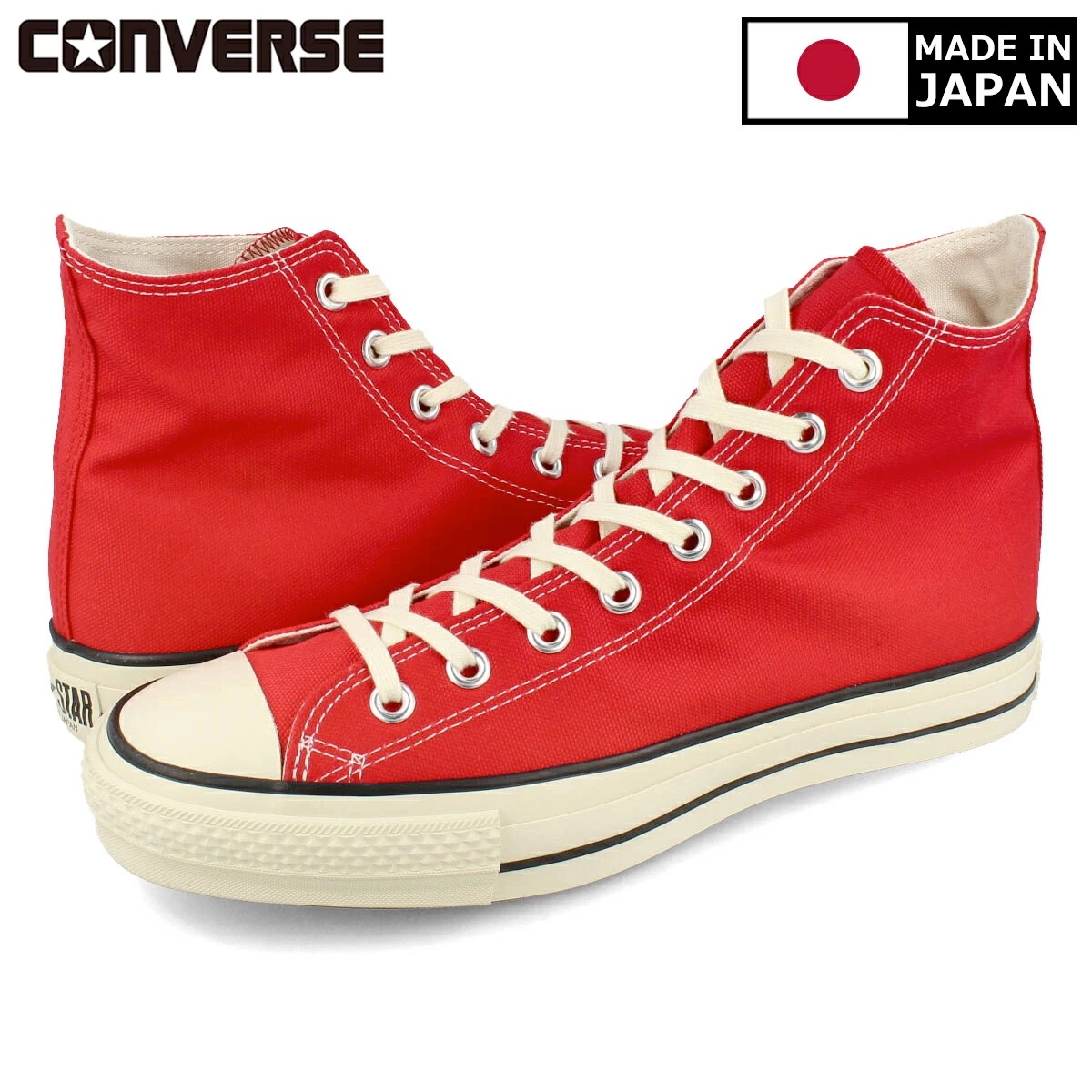 CONVERSE CANVAS ALL STAR J HI RED