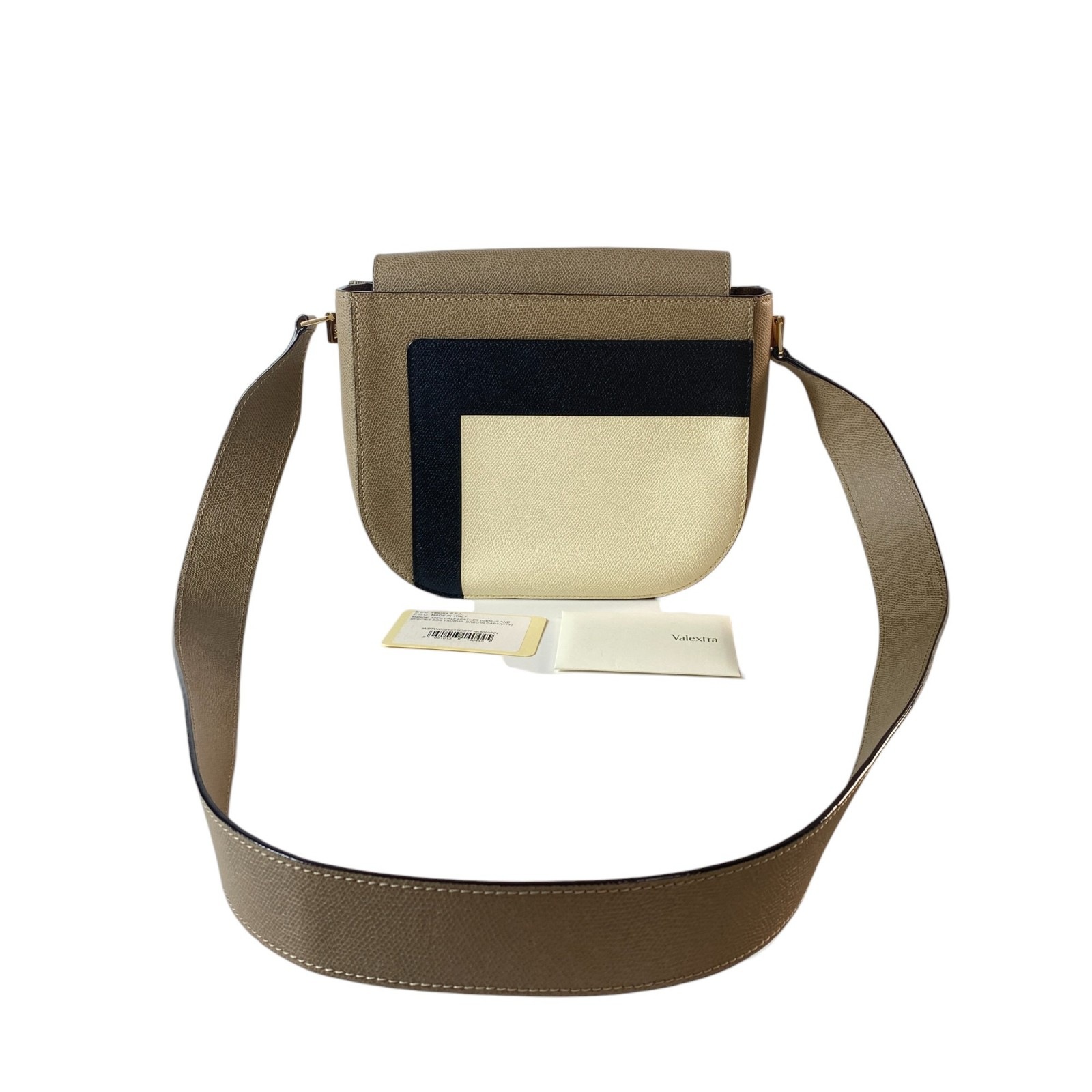 【中古】美品 定価34万 ヴァレクストラ Valextra レディース ツイスト クロスボディバッグ