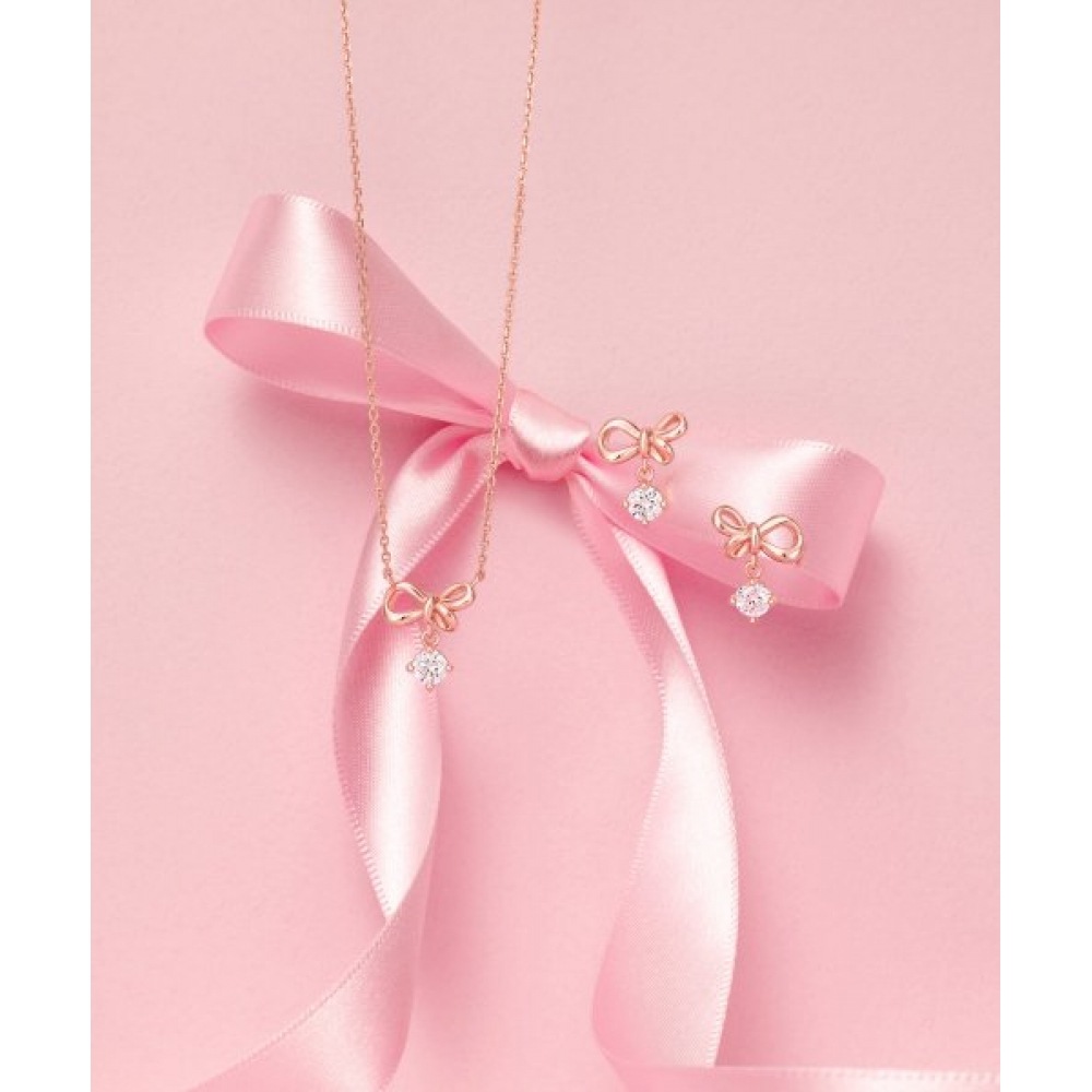 JESTINA (ジェスティーナ) レイチェルネックレス+イヤリングセット (SET-J0-0205)-レビュー Musinsa