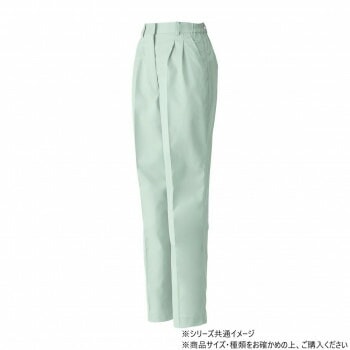 桑和 4220 レディースツータックスラックス 3Lサイズ モスグリーン（107）
