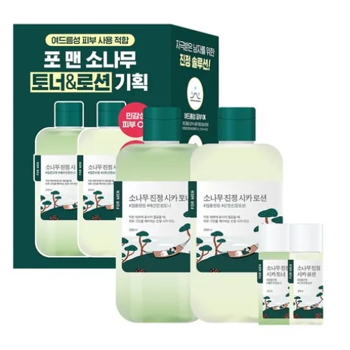 フォーメン マツ鎮静シカ トナー + ローション セット / 韓国コスメ