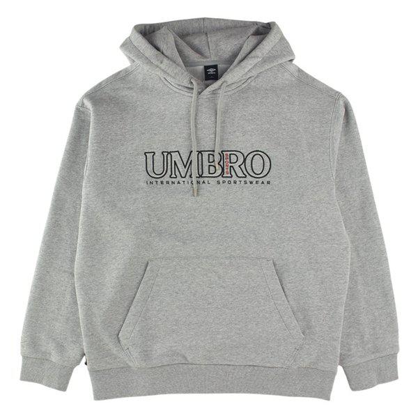 エッセンシャルプラス刺繍レタリングフード付きTシャツ UQ121CHD16-MGR0